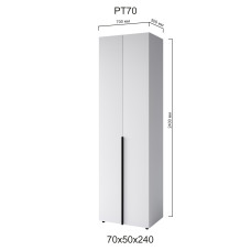 Шафа розпашна ТР70 700x500x2400