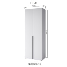 Шафа розпашна ТР90 900x500x2400 мм