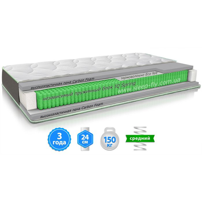 Матрас Sleep&Fly Organic EPSILON EMM
