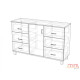 Комод-050/2 Тіса меблі