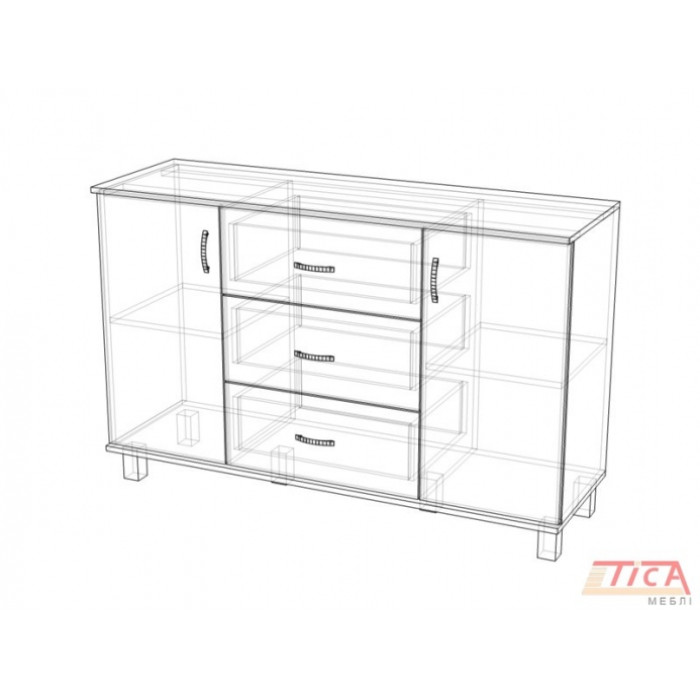 Комод-062/1 Тіса меблі