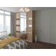 Шафа купе трьохдверна Neo Light 2500 h=2100-2700мм