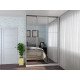 Шафа купе трьохдверна Neo Light Kombo 2600 h=2100-2700мм