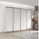 Шафа купе чотиридверна Neo Light Kombo 3800 h=2100-2700мм