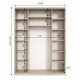 Шафа купе двохдверна Neo Light Kombo 1600 h=2100-2700мм