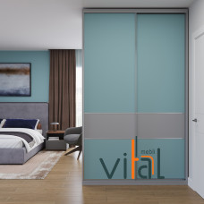 Шафа купе 120/1 1200x600x2500 VITAL Меблі