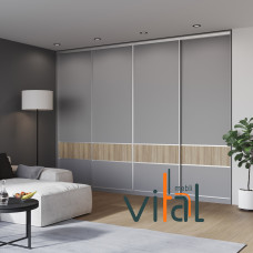 Шафа купе 280/2 2800x600x2500 VITAL Меблі