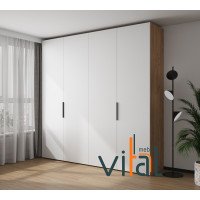 Шкаф со складной системой Line 220-2 четырехдверный (4 ДСП) 2200х560х2400 мм