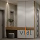 Шафа для передпокою з вставками 2100х400х2650 (h) мм VITAL Меблі