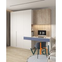 Шкаф с рабочим местом 2780х600х2500 (h) мм VITAL Меблі