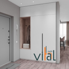 Шафа для передпокою 141/1 1400x520x2650 VITAL Меблі
