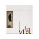 Шафа для передпокою 231/1 2300x520x2650 VITAL Меблі
