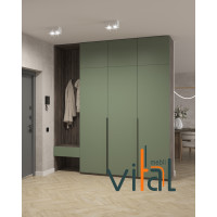Шафа для передпокою 201/3 2000x520x2650 VITAL Меблі