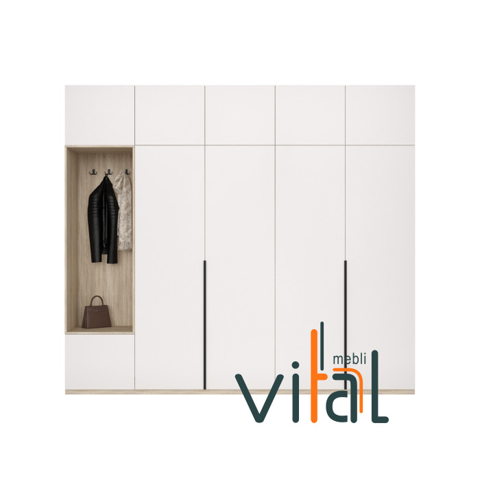 Шкаф для прихожей 271/1 2700x520x2650 VITAL Меблі