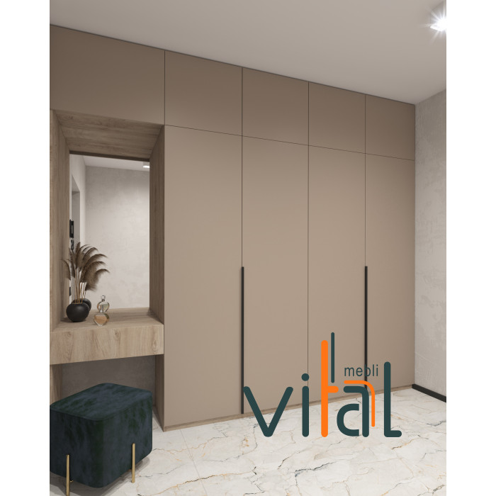 Шкаф для прихожей 251/4 2500x520x2650 VITAL Меблі