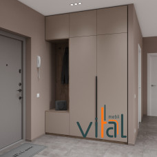 Шкаф для прихожей 142/1 1400x520x2650 VITAL Меблі