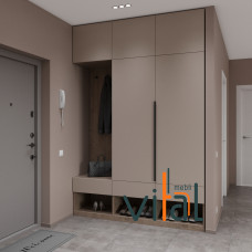 Шкаф для прихожей 142/3 1400x520x2650 VITAL Меблі