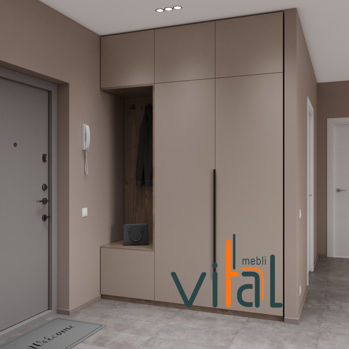Шафа для передпокою 152/1 1500x520x2650 VITAL Меблі