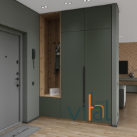 Шафа для передпокою 143/1 1400x520x2650 VITAL Меблі