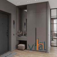 Шафа для передпокою 184/2 1800x520x2650 VITAL Меблі