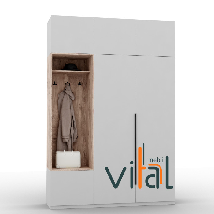 Шафа для передпокою 181/1 1800x520x2650 VITAL Меблі