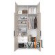 Шафа розпашна А 105/3 з антресоллю 1000x520x2650 VITAL Меблі