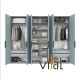 Шафа розпашна 305/1 6 дверей 3000x520x2400 VITAL Меблі