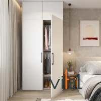 Шафа розпашна А 115/2 з антресоллю 1100x520x2650 VITAL Меблі