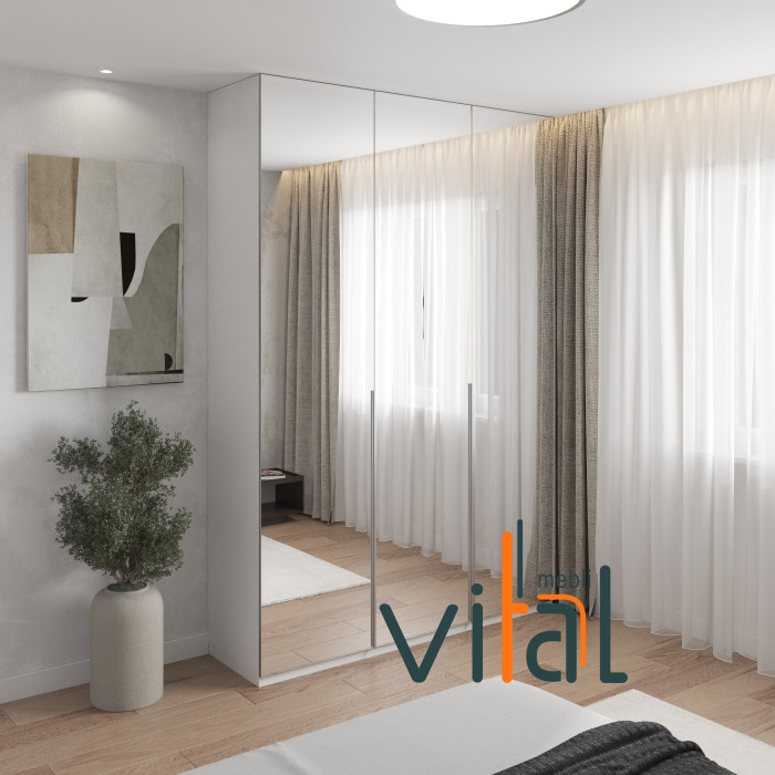 Шафа розпашна 135/1 1300x520x2400 VITAL Меблі