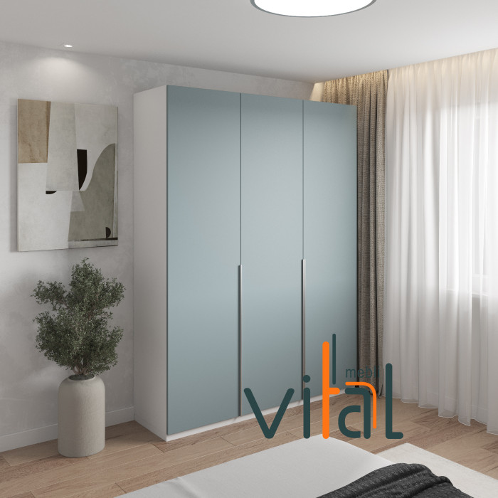 Распашной шкаф П 155/2 с полкой 1800x520x2400 VITAL Меблі