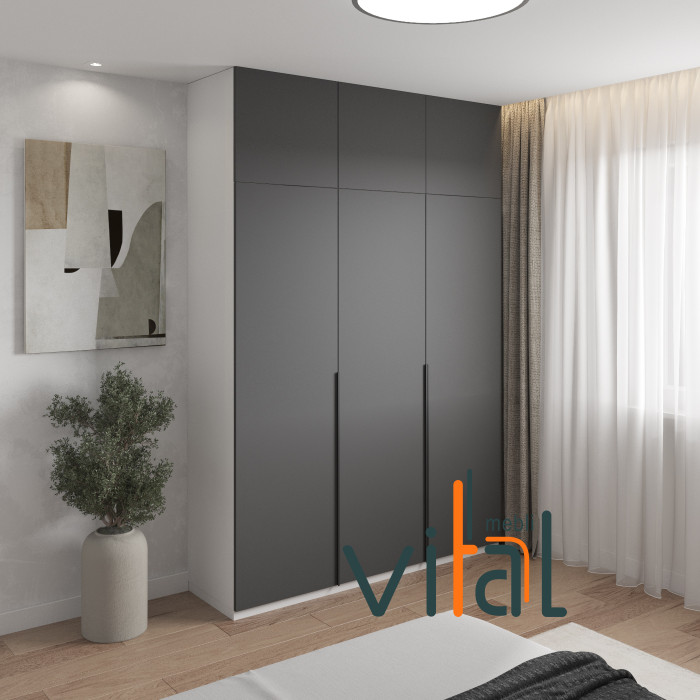 Шафа розпашна А 145/2 з антресоллю 1400x520x2650 VITAL Меблі