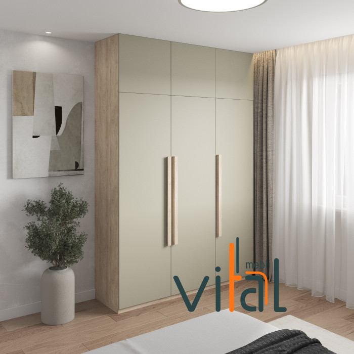 Шафа розпашна А 145/2 з антресоллю 1400x520x2650 VITAL Меблі