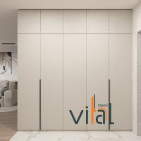 Распашной шкаф А 255/1 с антресолью 2500x520x2650 VITAL Меблі