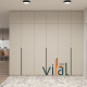 Шафа розпашна А 365/3 з антресоллю 3600x520x2650 VITAL Меблі