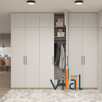 Распашной шкаф А 355/1 с антресолью 3500x520x2650 VITAL Меблі