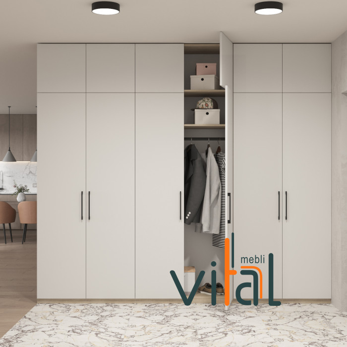 Шафа розпашна А 315/2 з антресоллю 3100x520x2650 VITAL Меблі