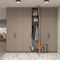 Распашной шкаф А 355/3 с антресолью 3500x520x2650 VITAL Меблі