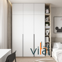 Шафа розпашна АП 185/2 з антресоллю і полицями 2100x520x2650 VITAL Меблі